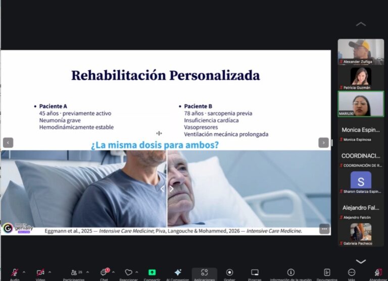 Rehabilitación paciente